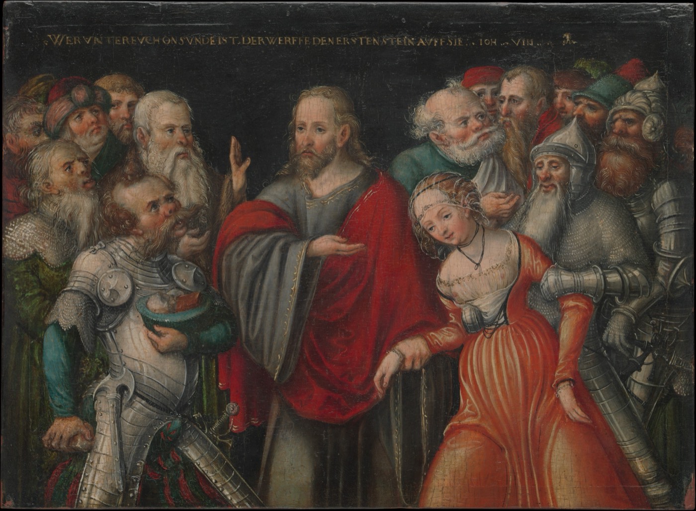 Christ and the Adulteress, Lucas Cranach the Younger