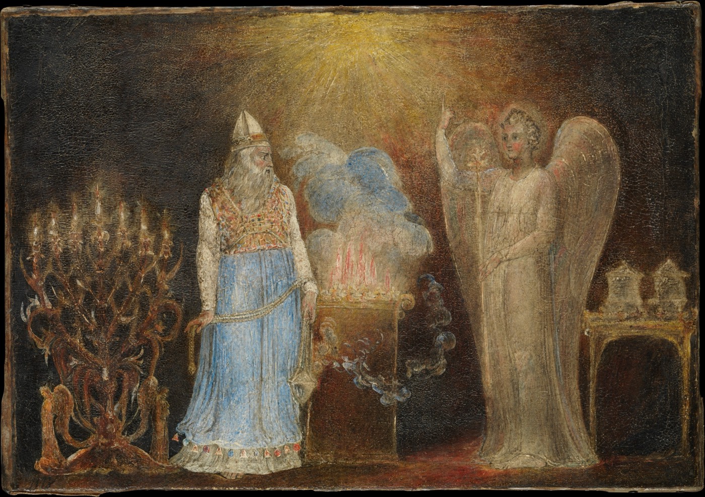 The Angel Appearing to Zacharias, William Blake