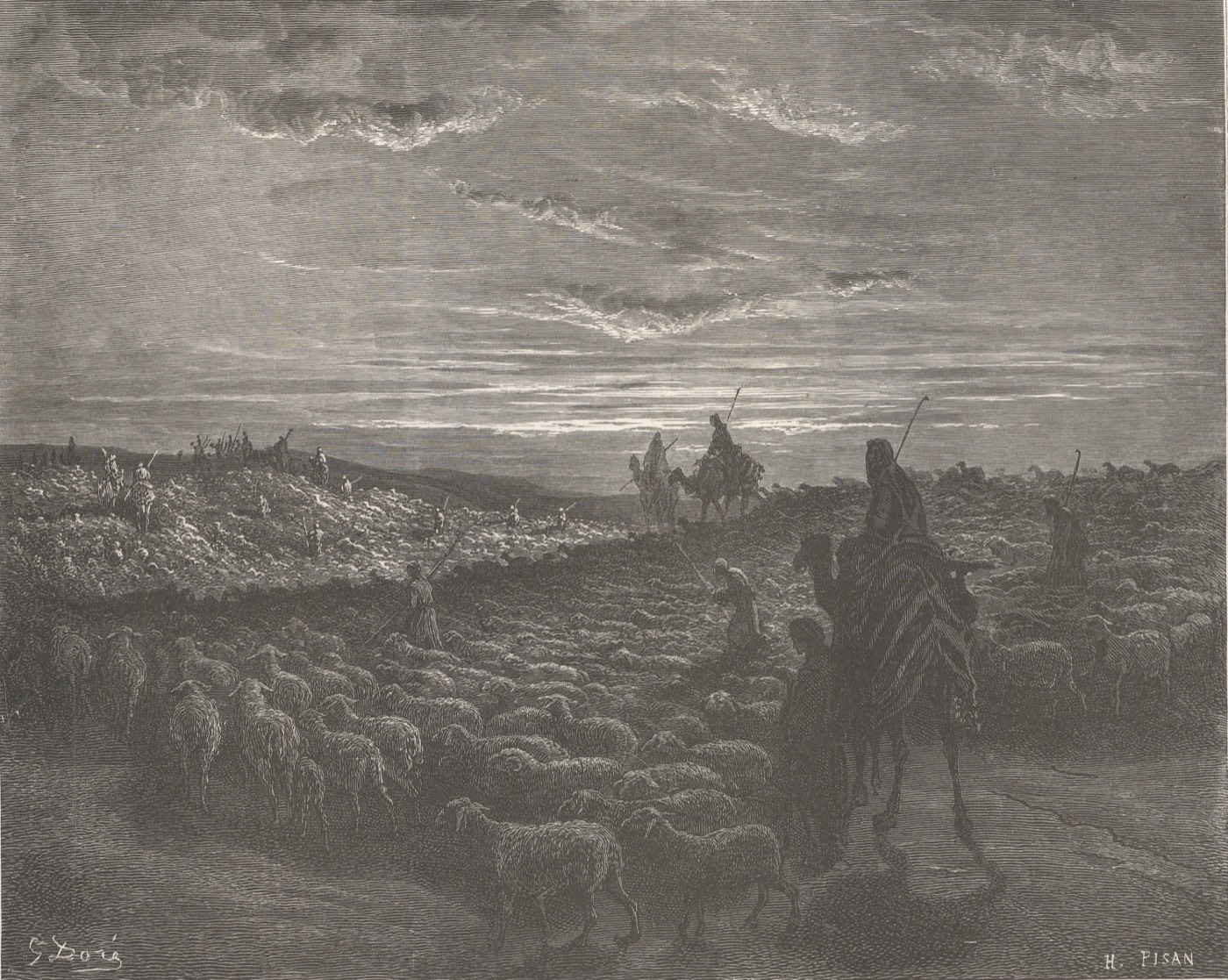 Ebraham Na-aga nʼAla Kenan, Gustave Doré