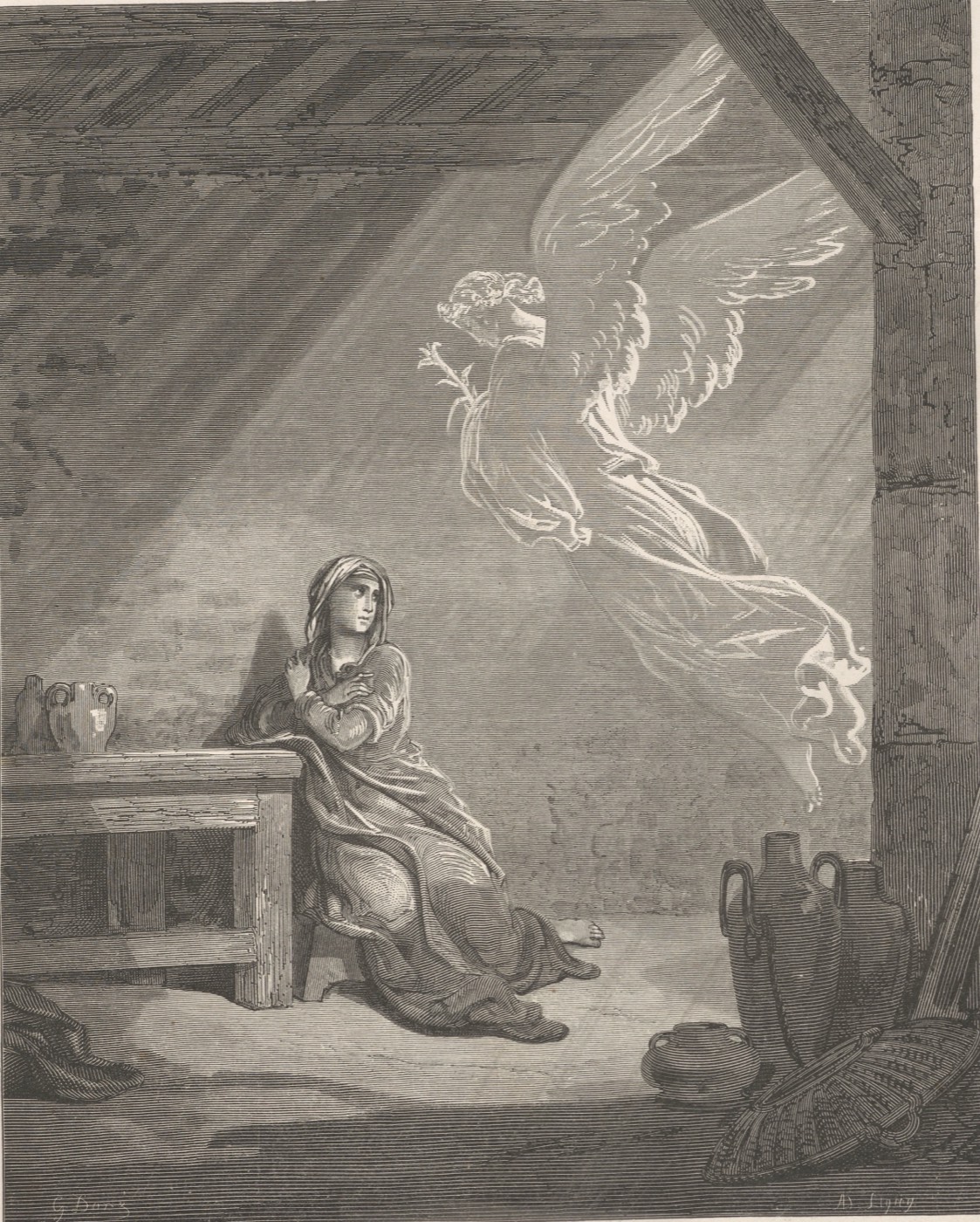 Die Verkündigung, Gustave Doré
