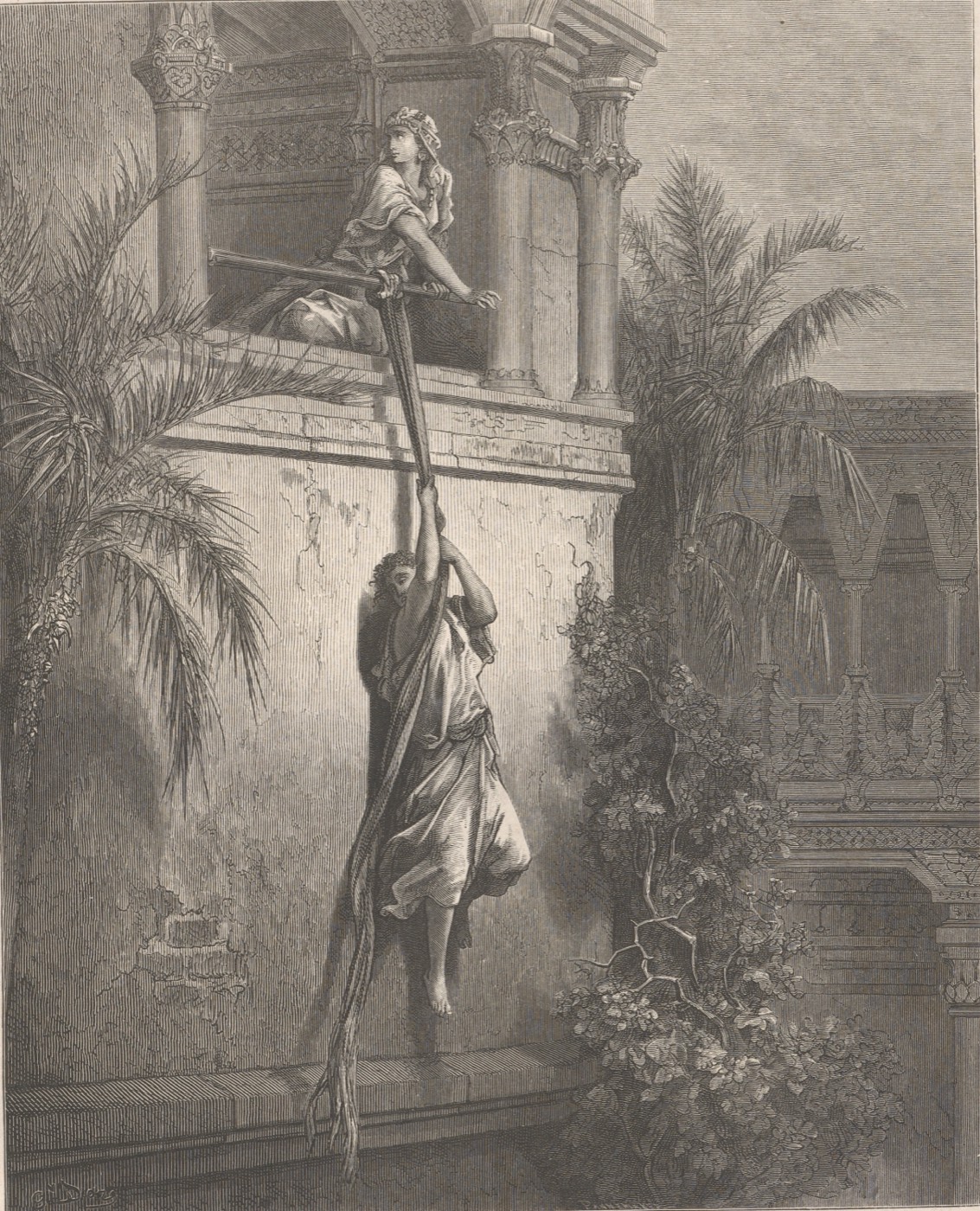 Mikal Ta Sa Dawuda Ya Tsere, Gustave Doré
