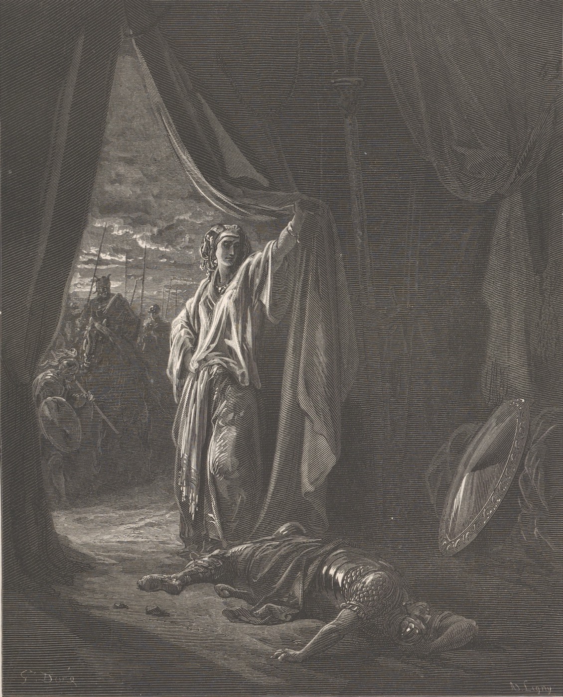 Yayel da Sisera, Gustave Doré