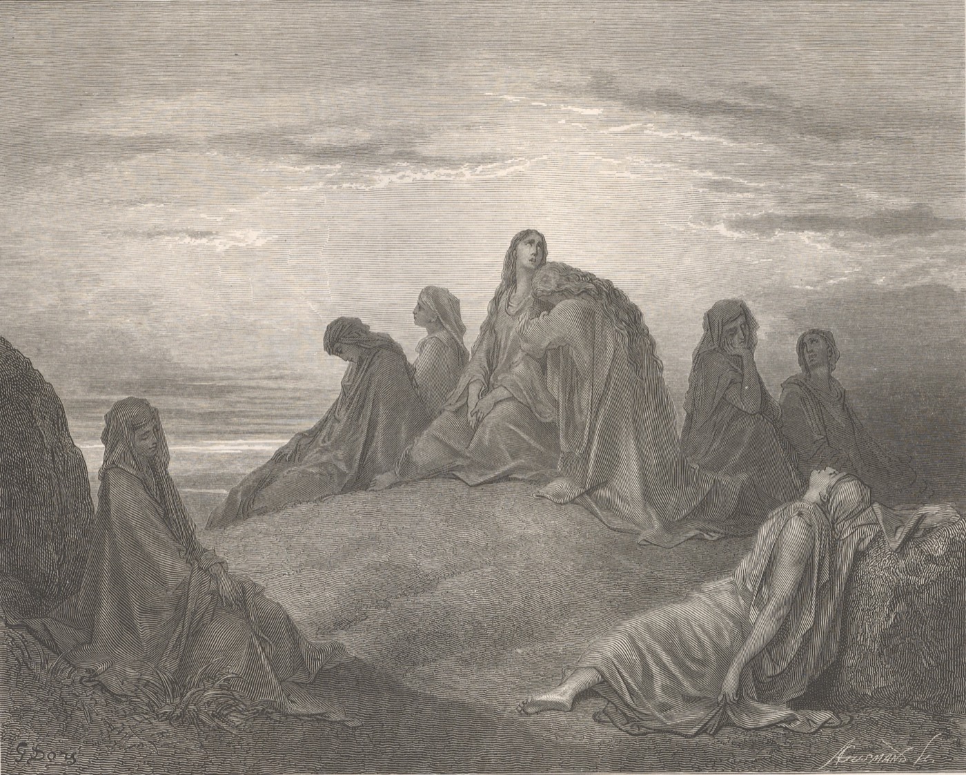 Ada Jefta na Ndị Enyi Ya, Gustave Doré