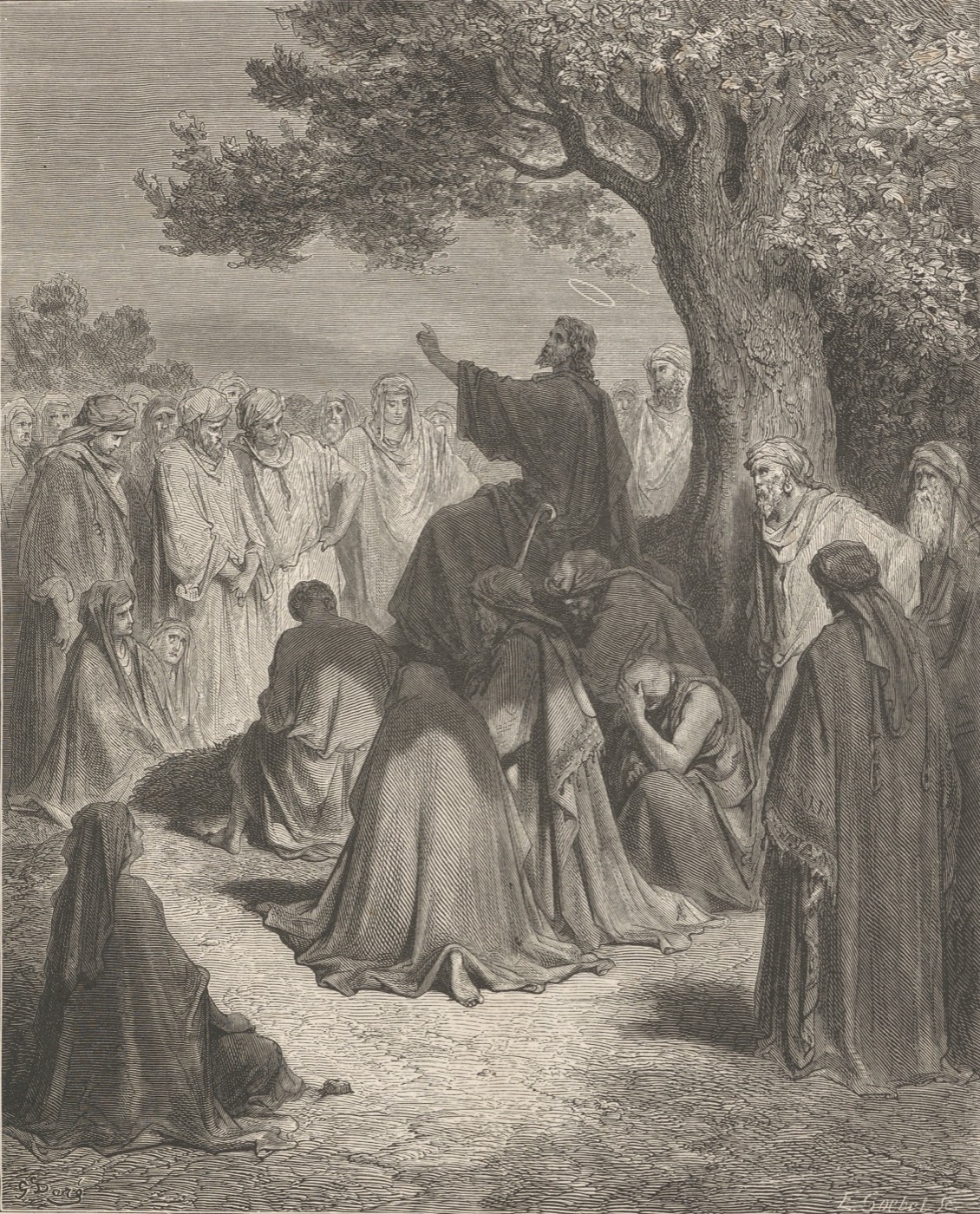 Iisus învățând poporul, Gustave Doré