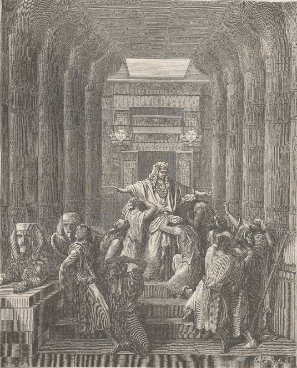 Iosif se face cunoscut fraților săi, Gustave Doré