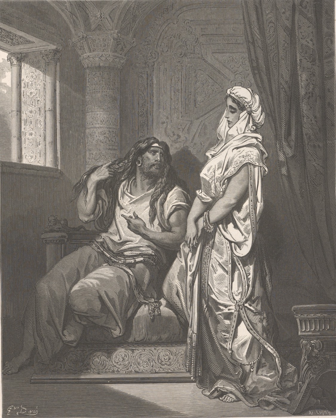 Sansone e Delila, Gustave Doré