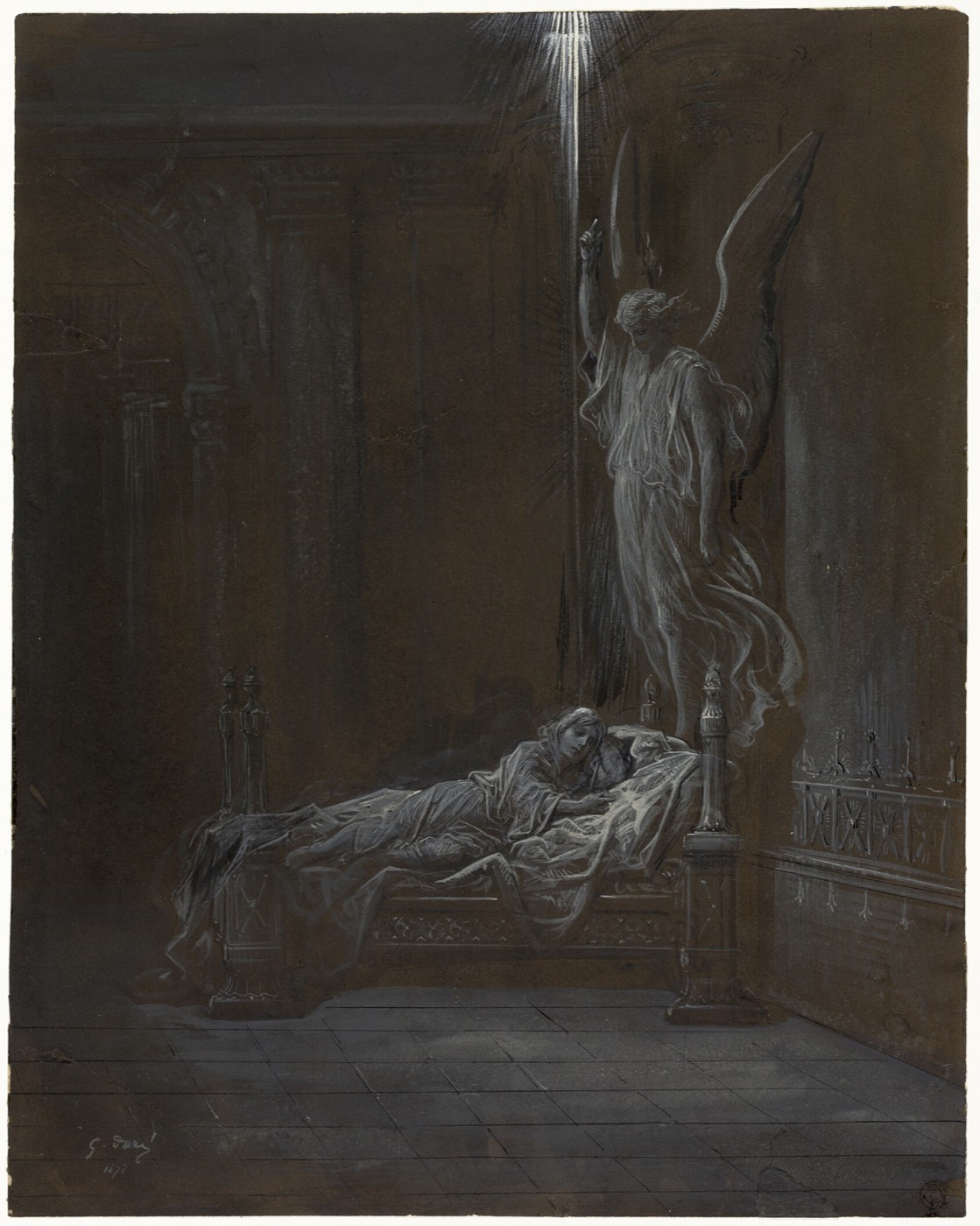 Kuitwa kwa Samweli, Gustave Doré