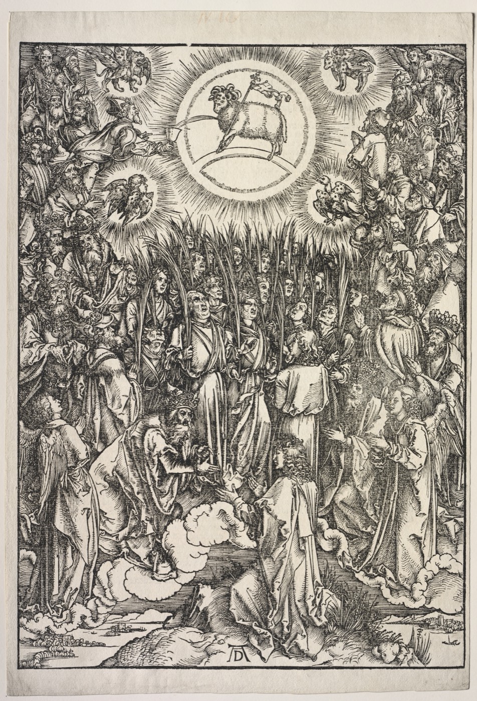 Revelation of St. John: The Adoration of the Lamb, Dürer