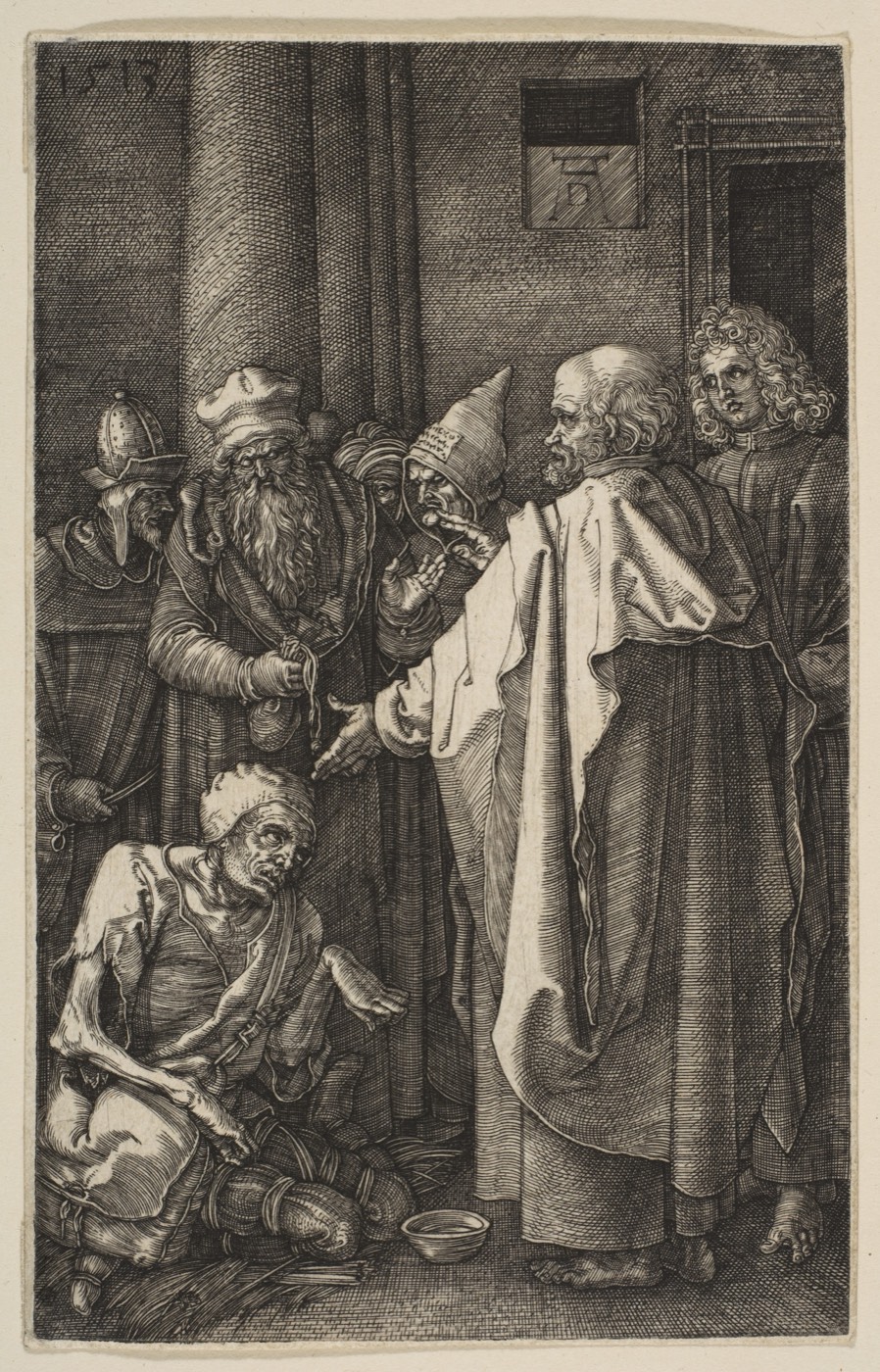 Saint Peter and Saint John at the Gate of the Temple, Albrecht Dürer