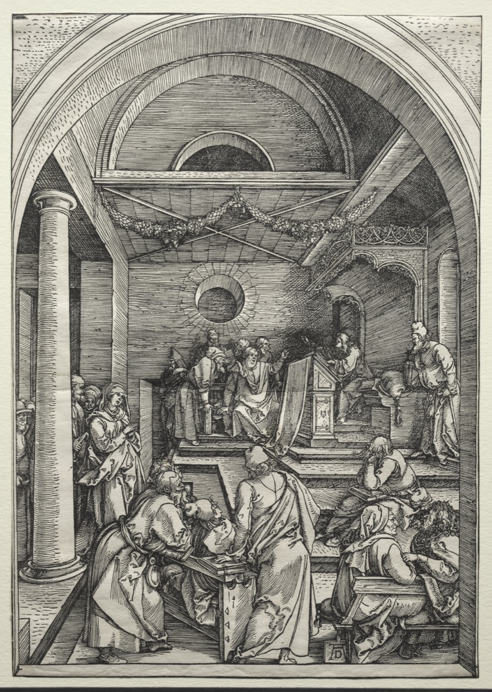 Christ Disputing with Doctors, Dürer