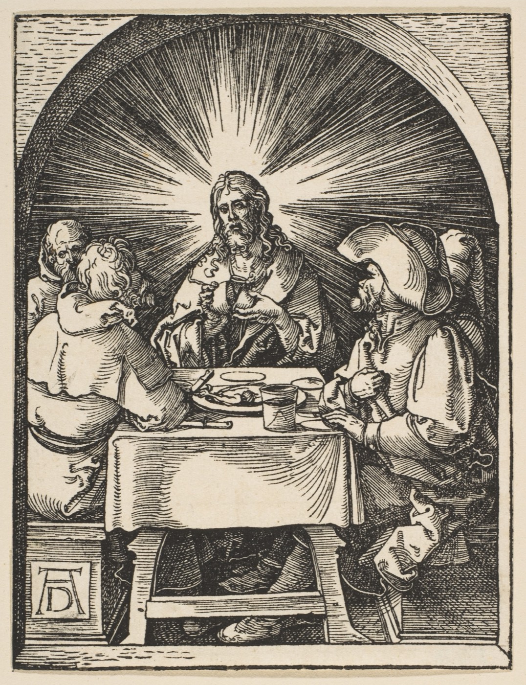 Christ in Emmaus, Albrecht Dürer