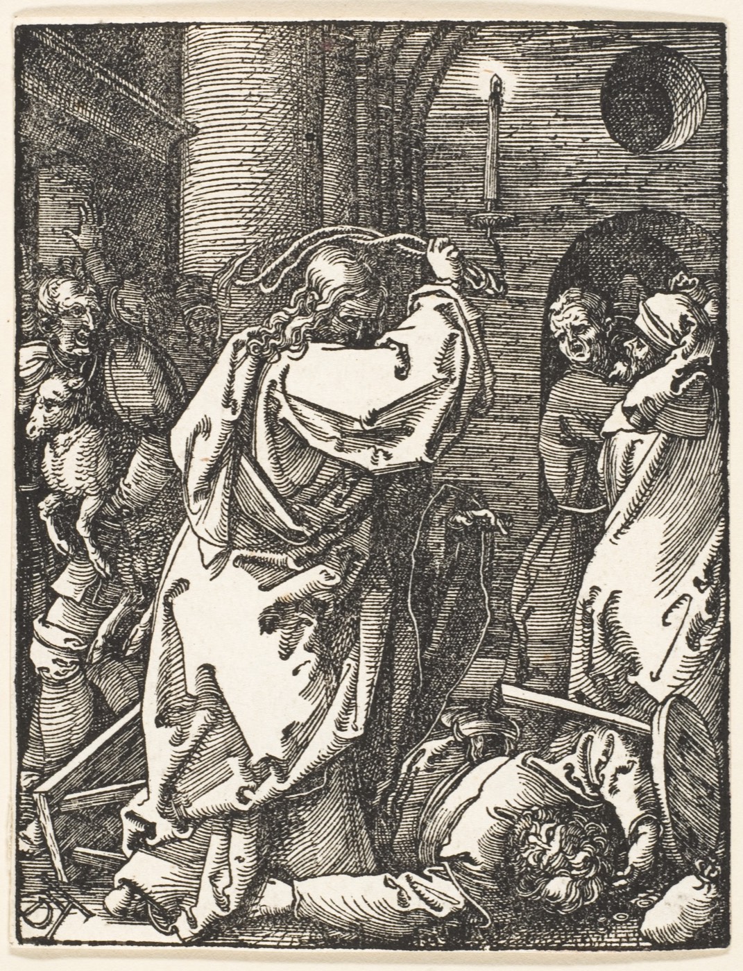 Christ Expelling the Money Lenders, Albrecht Dürer