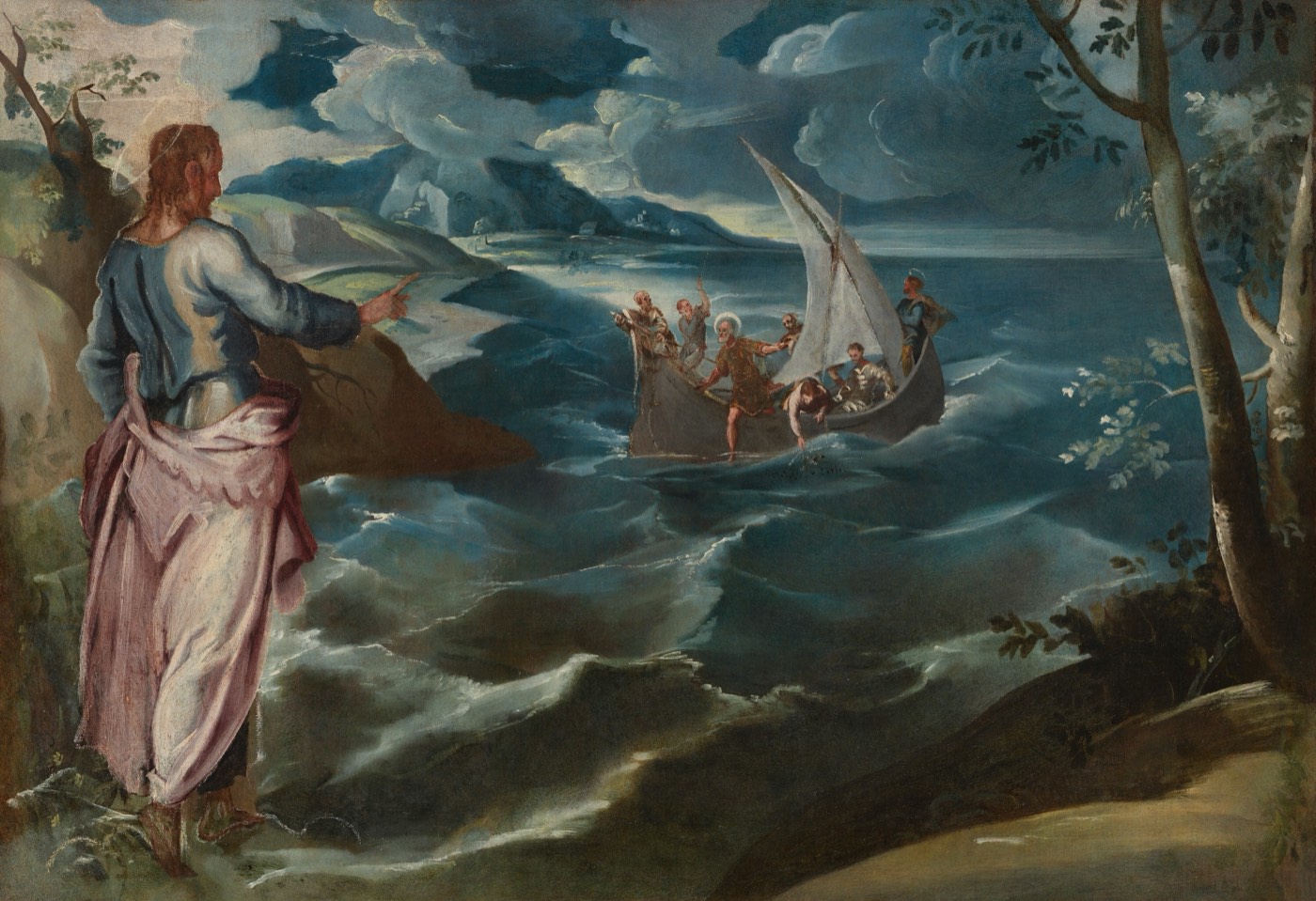 Christ at the Sea of Galilee, Circle of Tintoretto