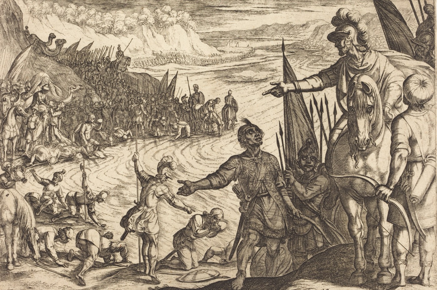 Gideon Chooses His Soldiers, Antonio Tempesta
