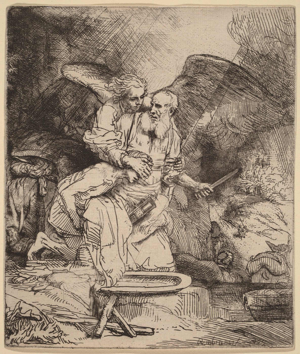 Abraham's Sacrifice, Rembrandt