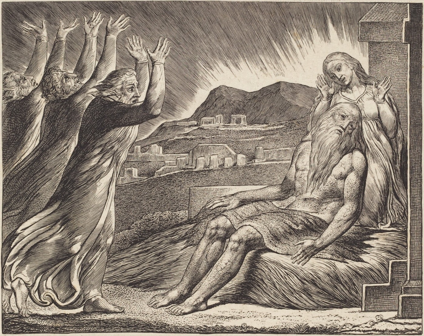 Job's Comforters, William Blake
