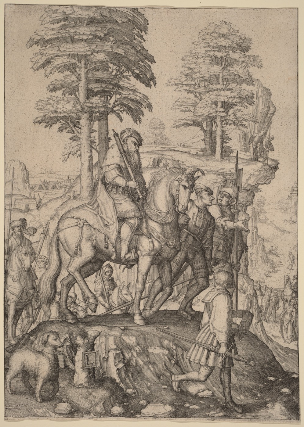 Abigail and David, Lucas van Leyden