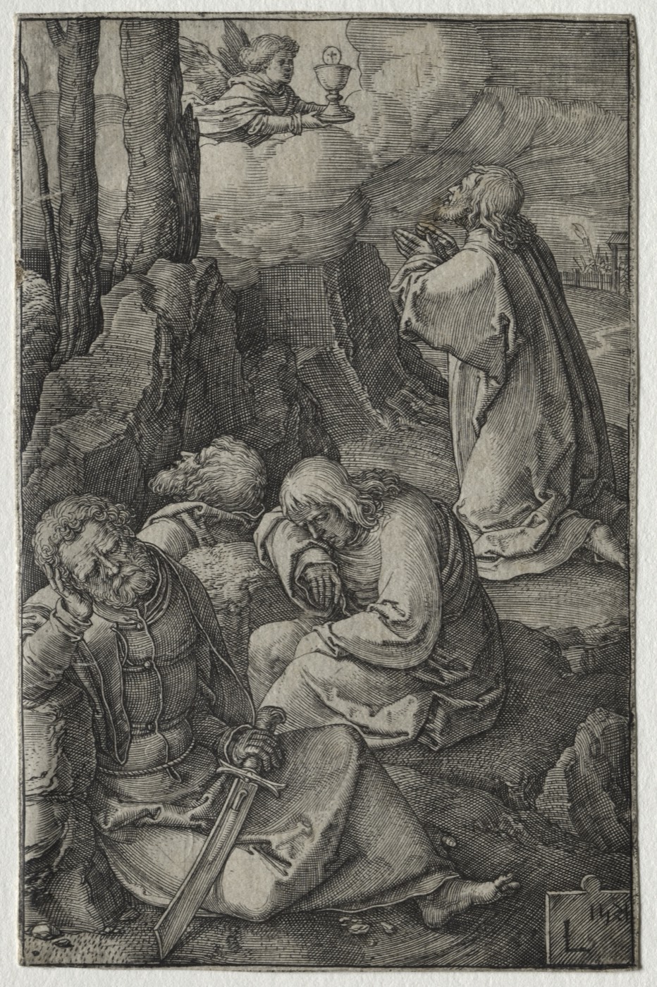 The Passion: The Agony in the Garden, Lucas van Leyden