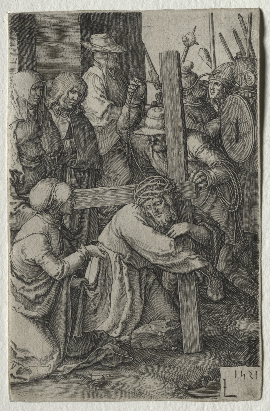 The Passion: Christ Carrying the Cross, Lucas van Leyden