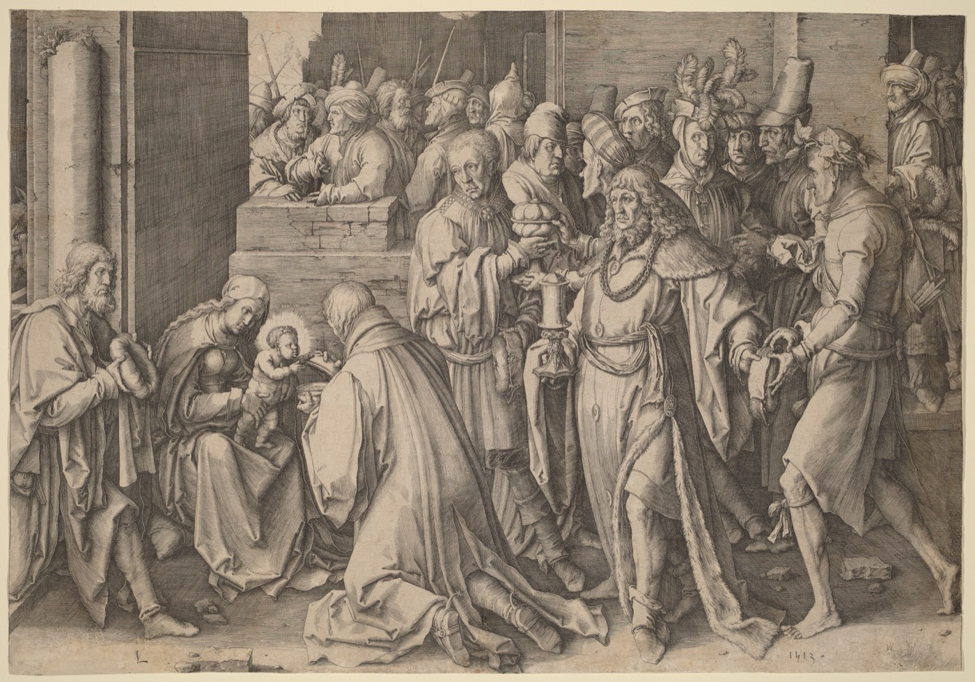 The Adoration of the Magi, Lucas van Leyden