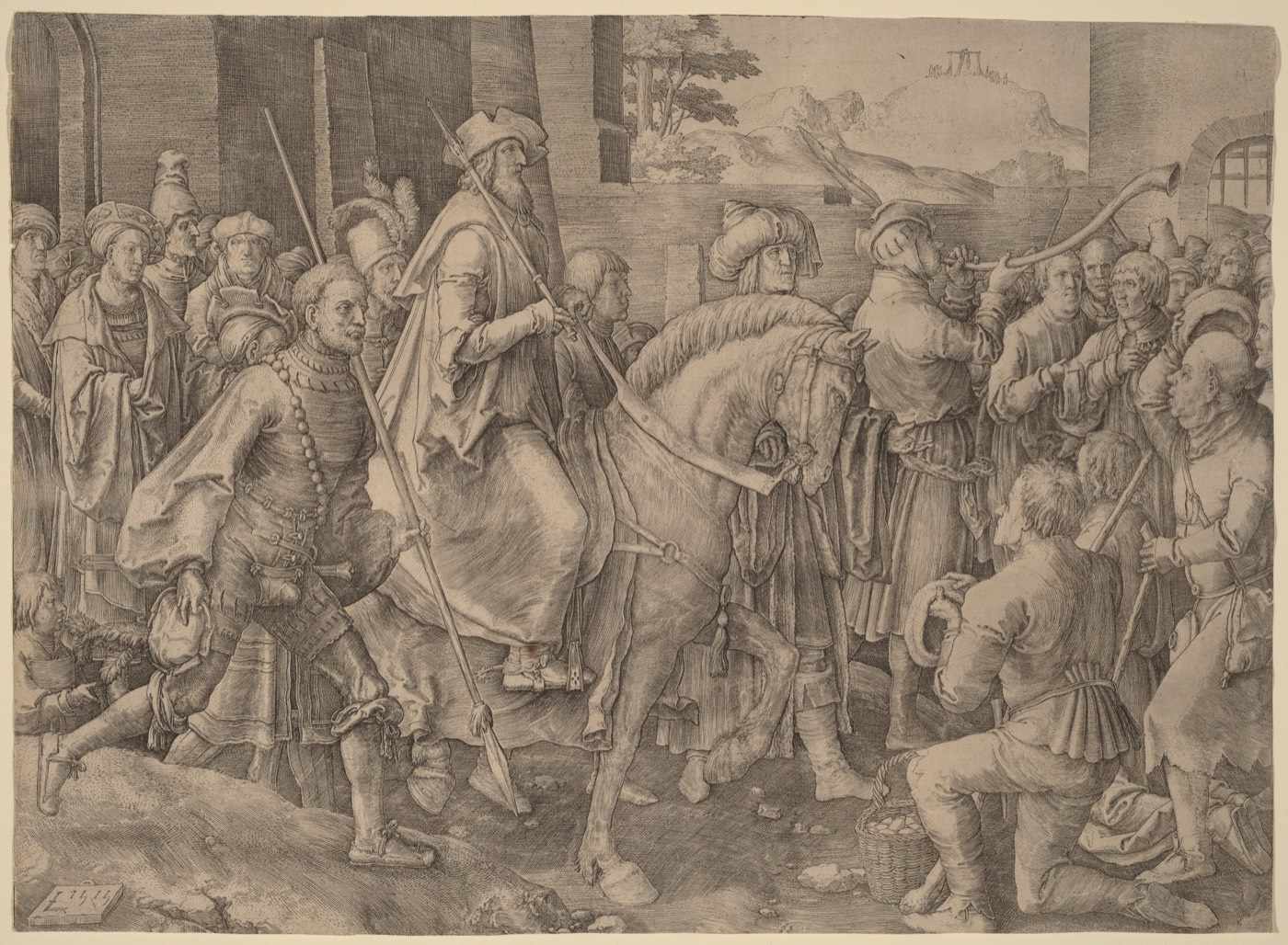 The Triumph of Mordecai, Lucas van Leyden