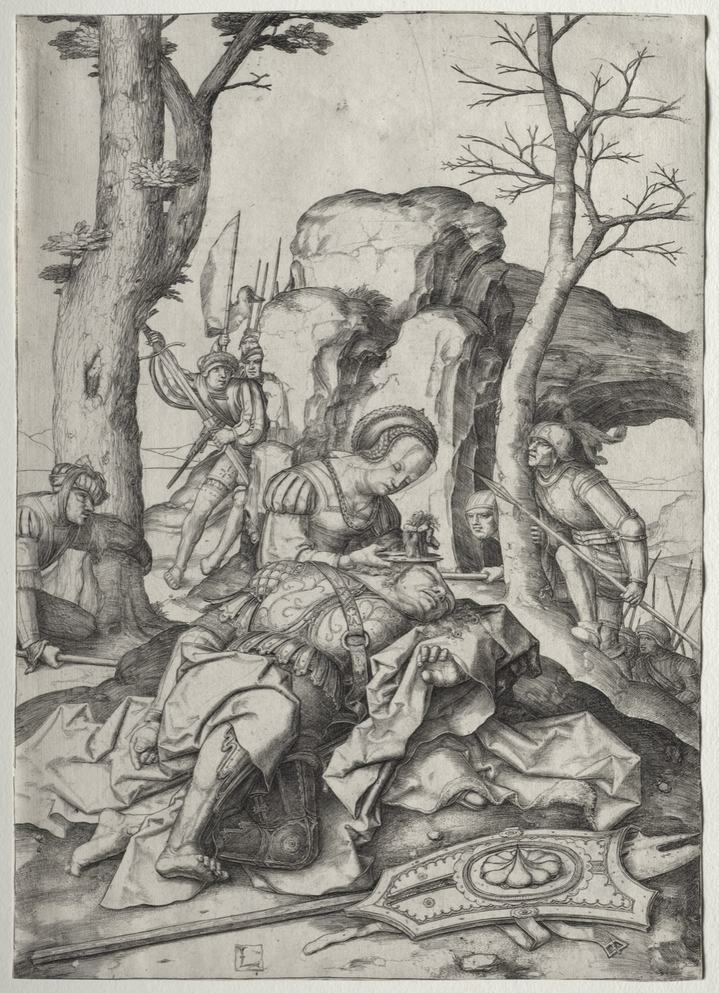 Samson and Delilah, Lucas van Leyden