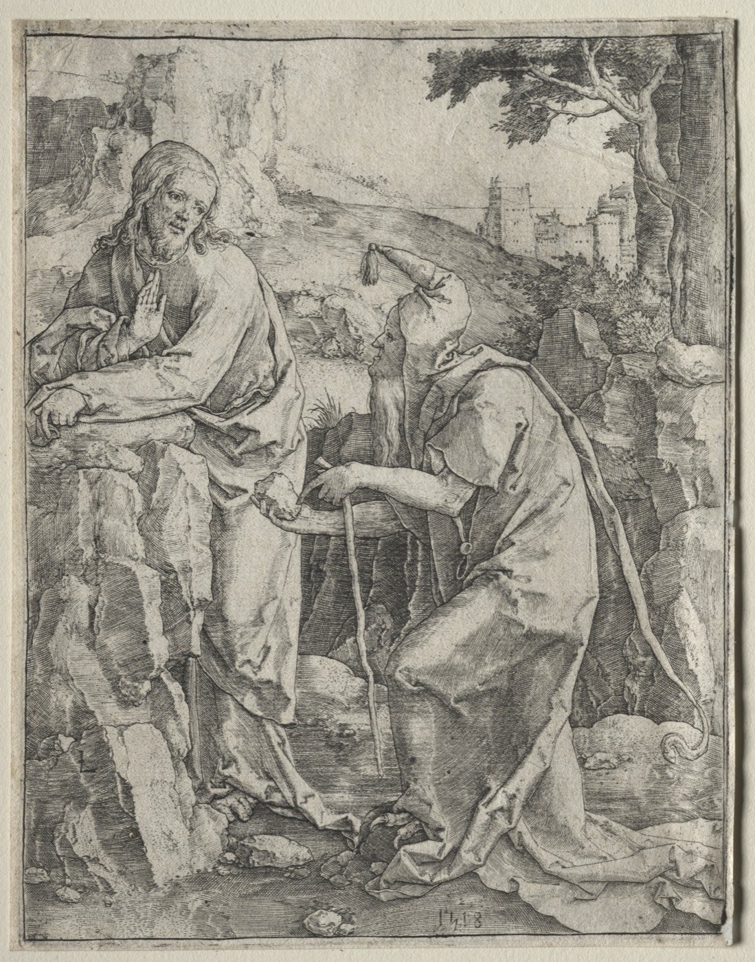 The Temptation of Christ, Lucas van Leyden