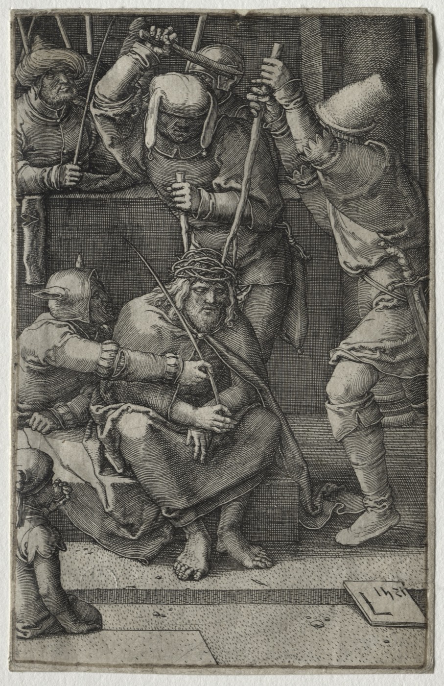 The Passion: Christ Crowned with Thorns, Lucas van Leyden