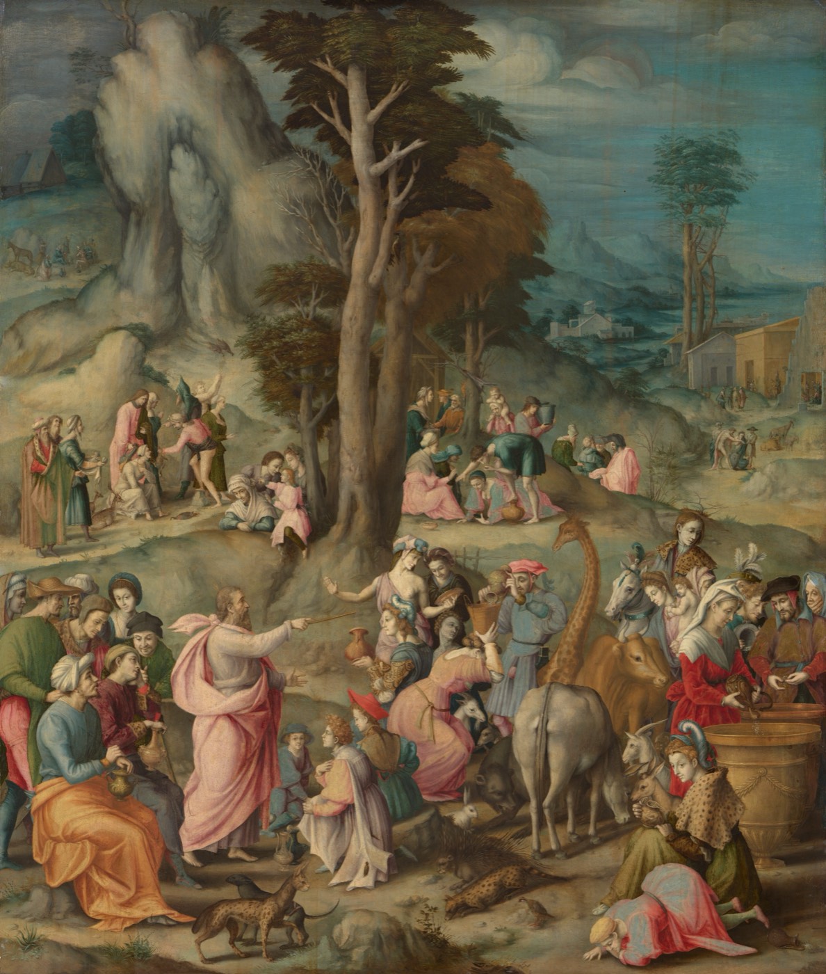 The Gathering of Manna, Bachiacca
