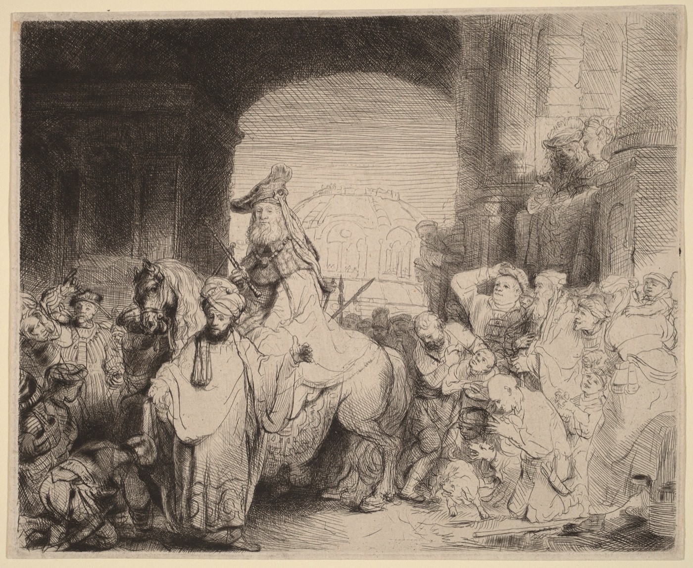 The Triumph of Mordecai, Rembrandt