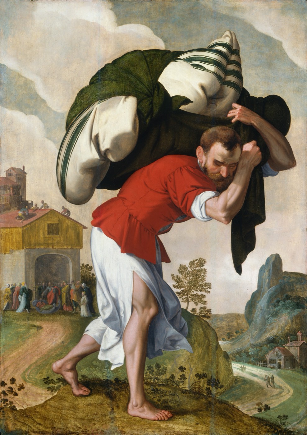 The Healing of the Paralytic, Netherlandish painter