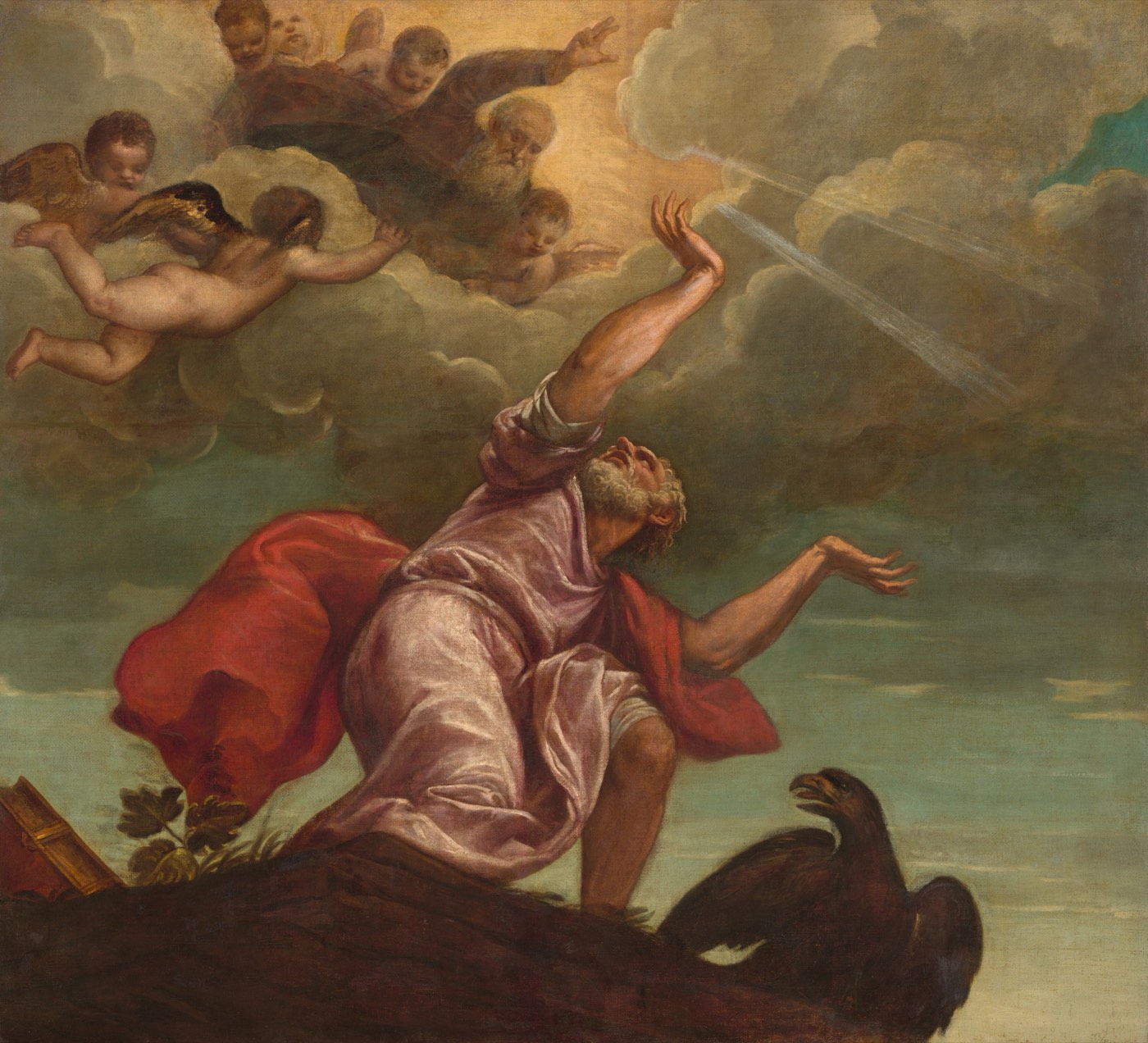 Saint John the Evangelist on Patmos, Titian