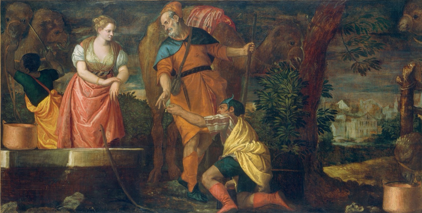 Rebecca at the Well, Veronese and workshop