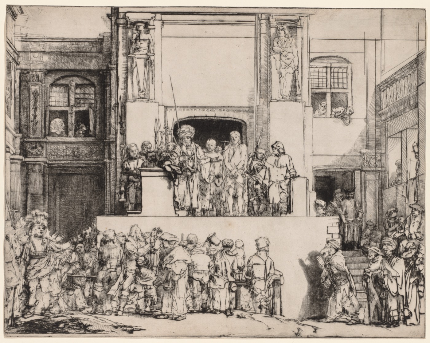 Ecce Homo. Christ Presented to the People, Rembrandt