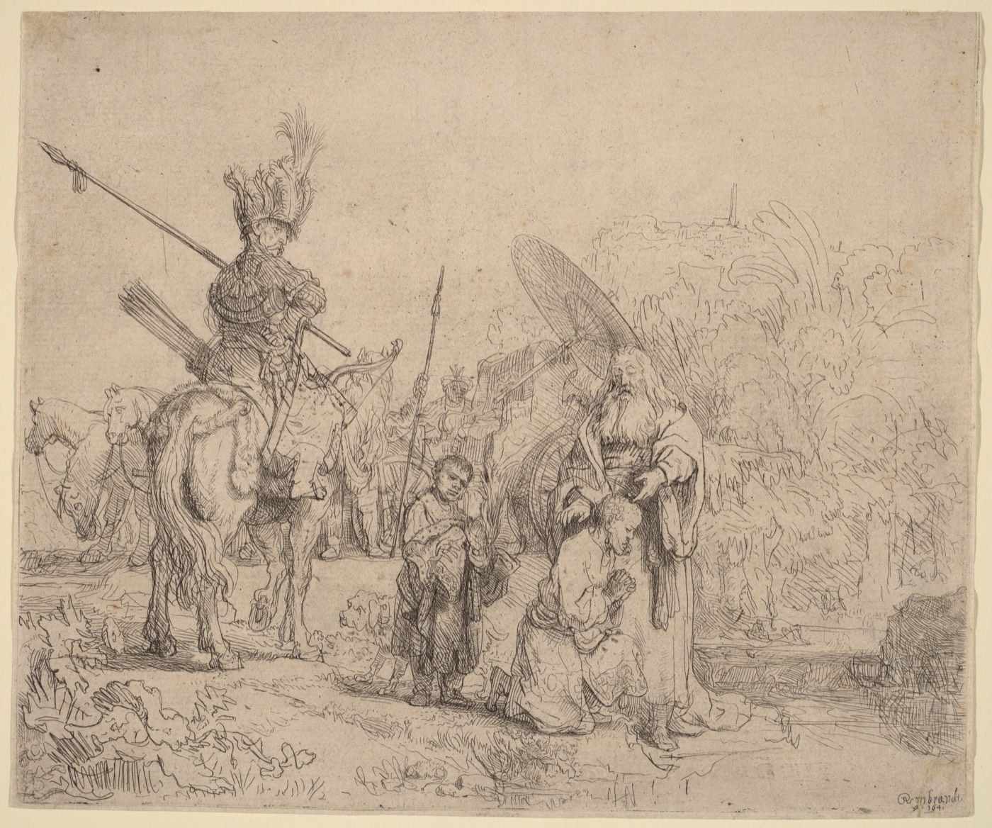 The Baptism of the Eunuch, Rembrandt