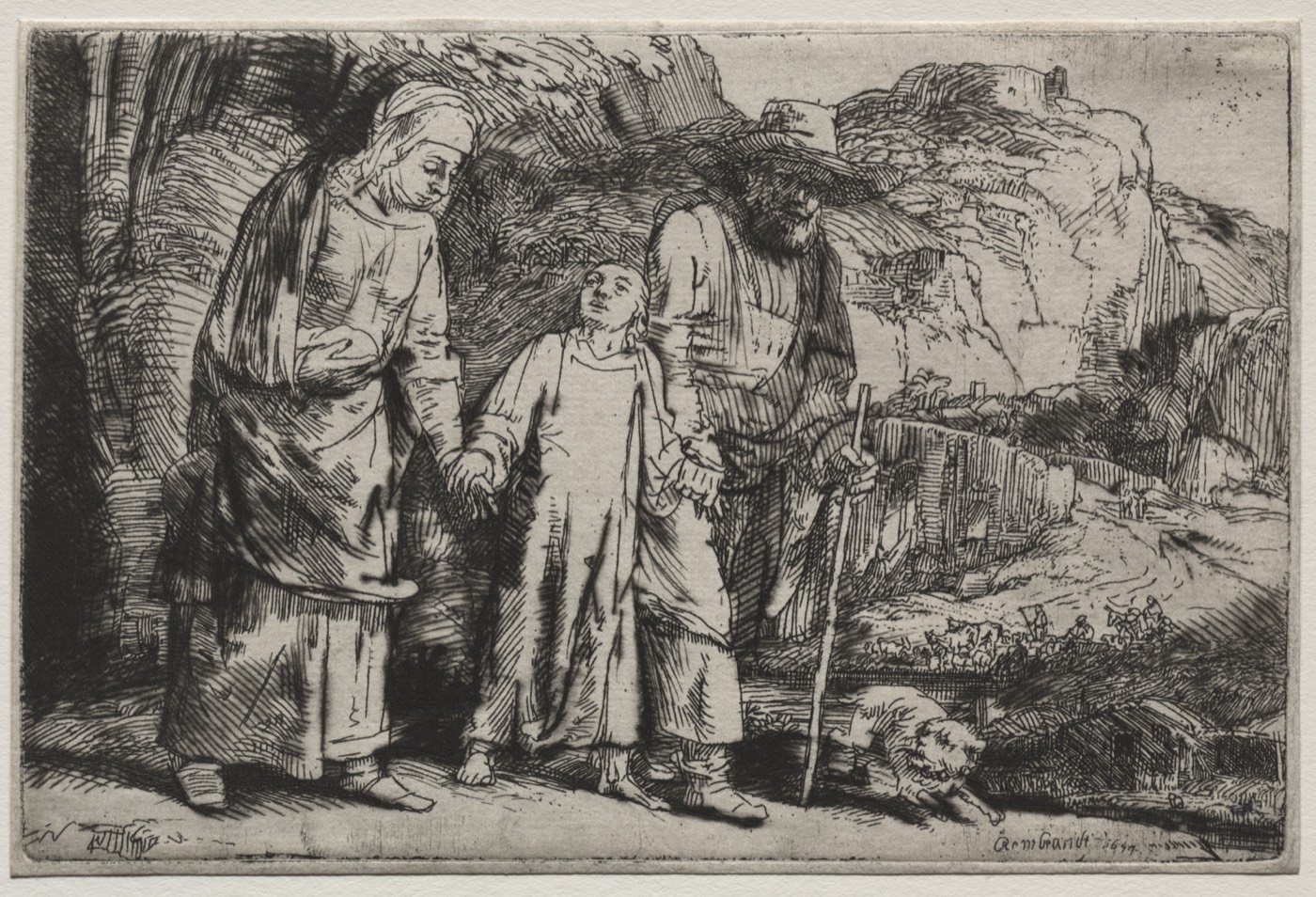 Christ Returning from the Temple with His Parents, Rembrandt