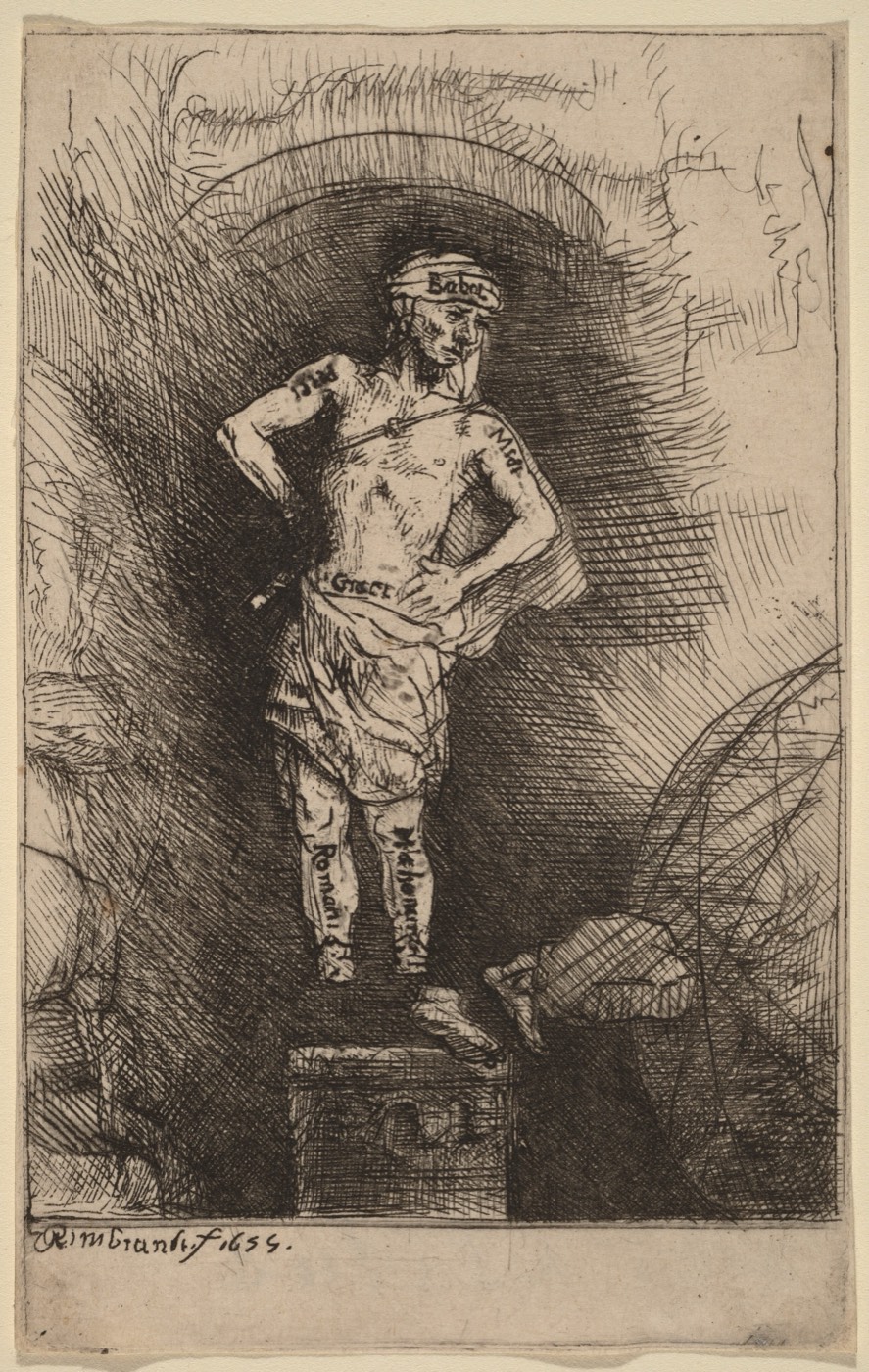 The Image Seen by Nebuchadnezzar, Rembrandt
