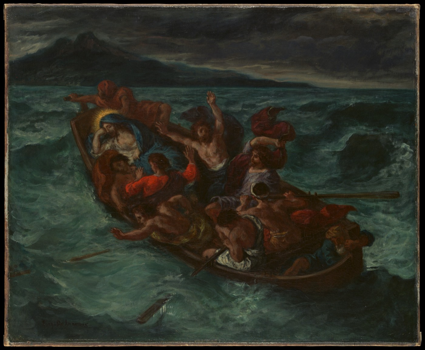 Christ Asleep during the Tempest, Delacroix