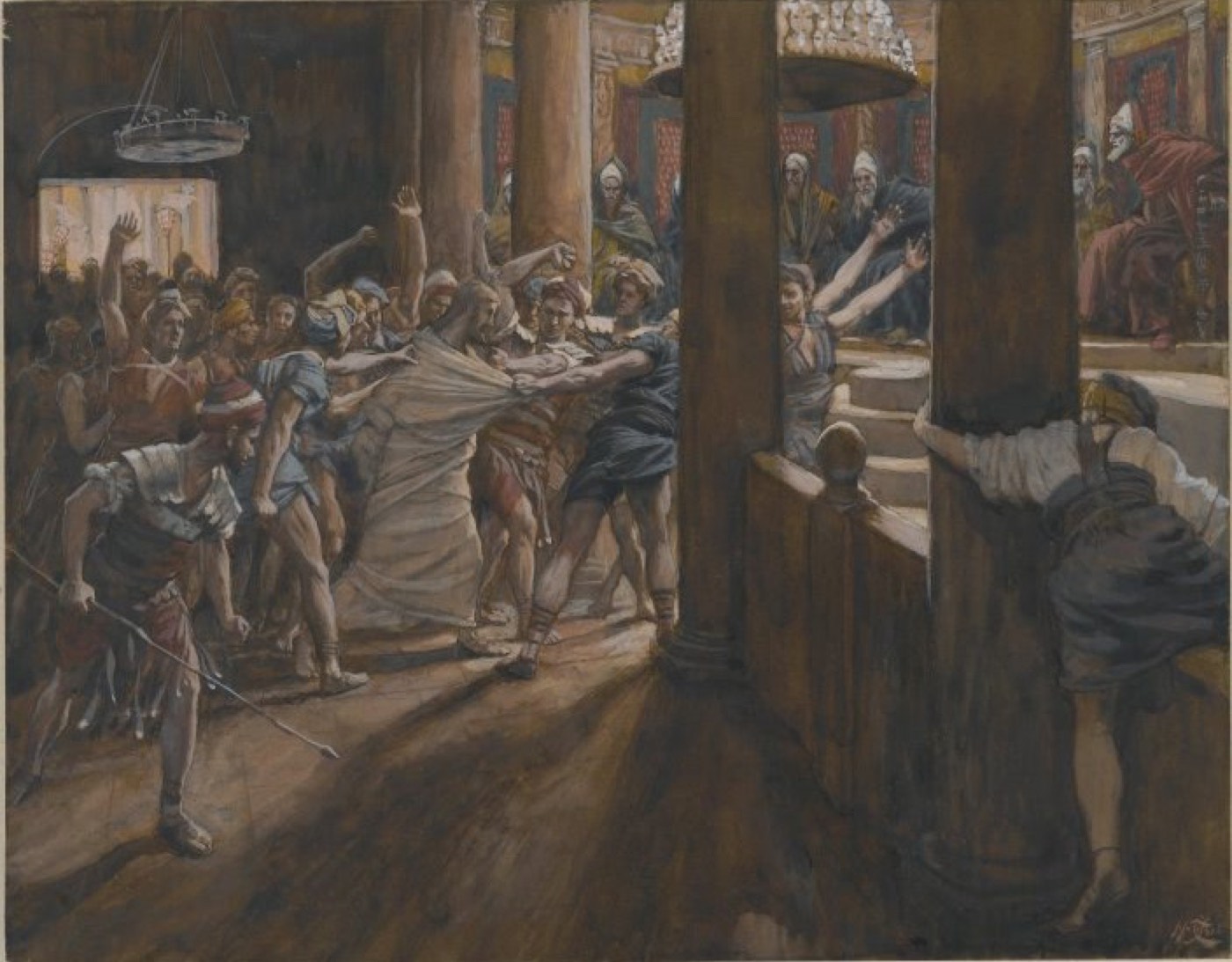 The Tribunal of Annas (Le tribunal d'Anne), James Tissot