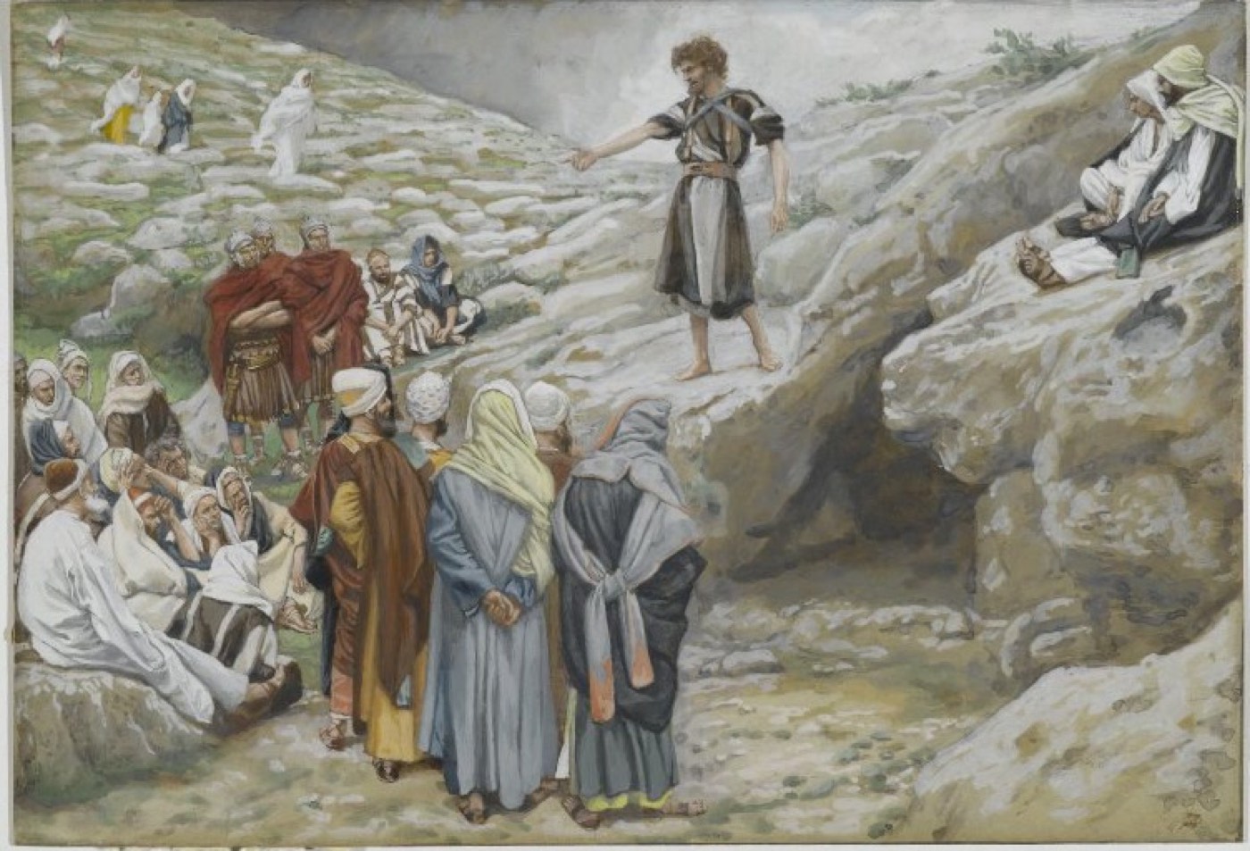 Saint John the Baptist and the Pharisees (Saint Jean-Baptiste et les pharisiens), James Tissot
