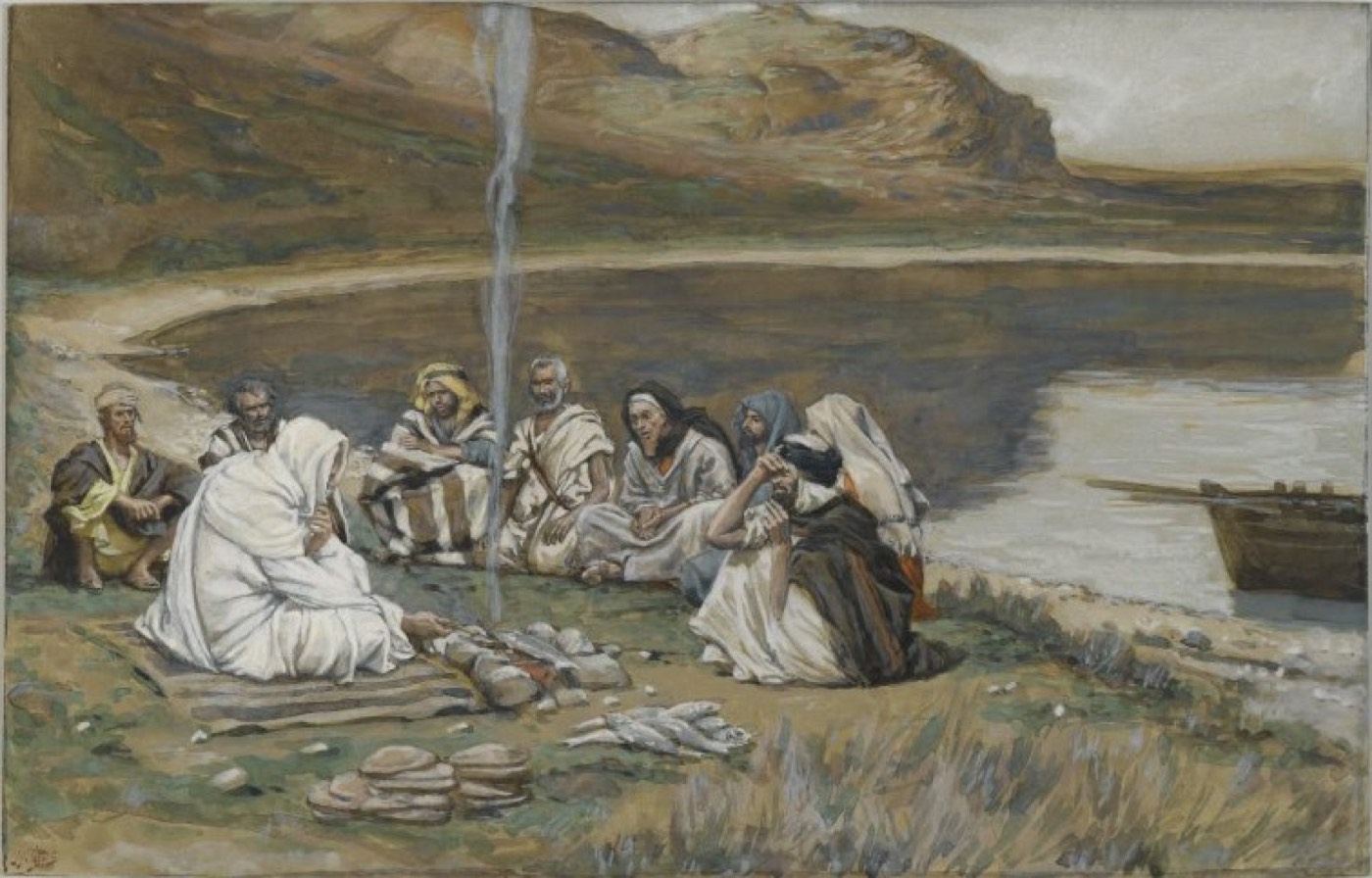 Трапеза нашего Господа с апостолами (Repas de Notre-Seigneur et des apôtres), Джеймс Тиссо