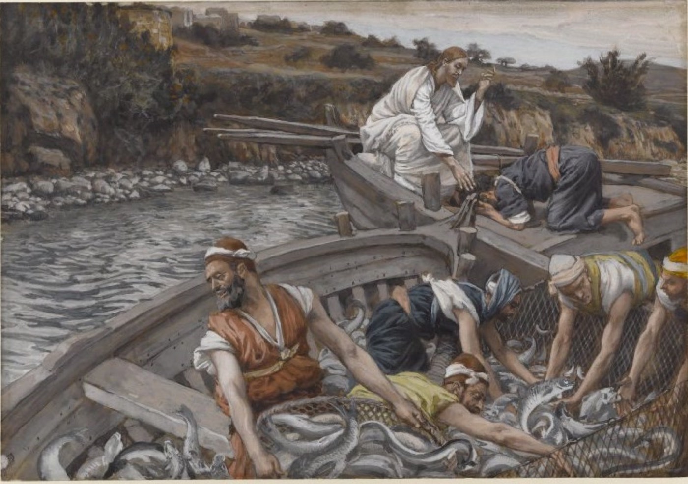 The Miraculous Draught of Fishes (La pêche miraculeuse), James Tissot