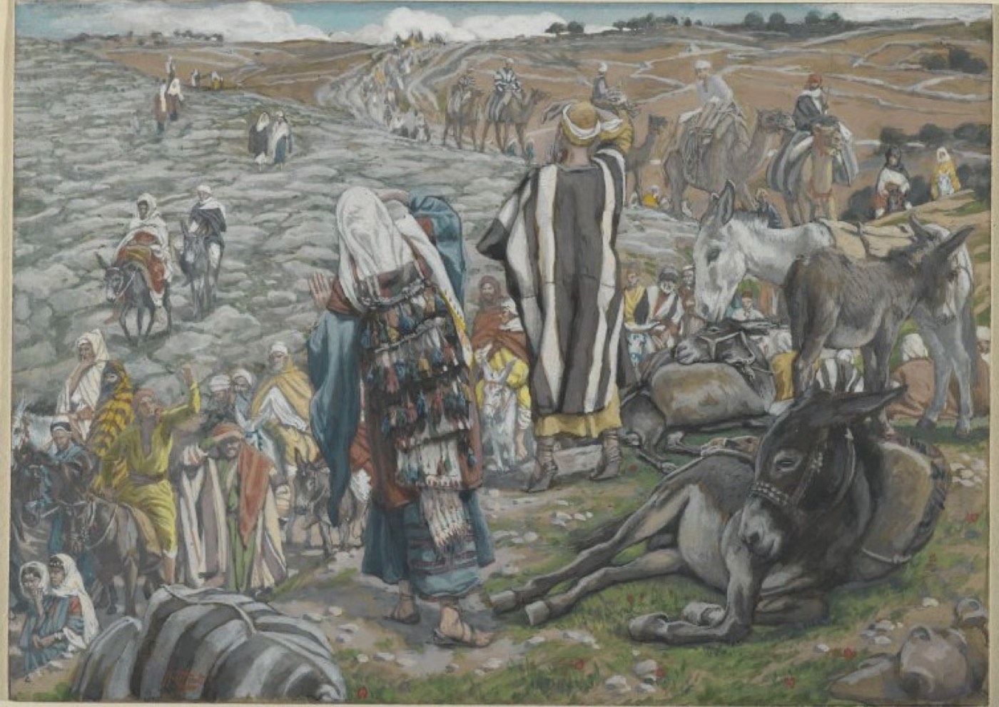 On Return from Jerusalem, It is Noticed that Jesus is Lost (Au retour de Jérusalem on s'aperçoit que Jésus est perdu), James Tissot