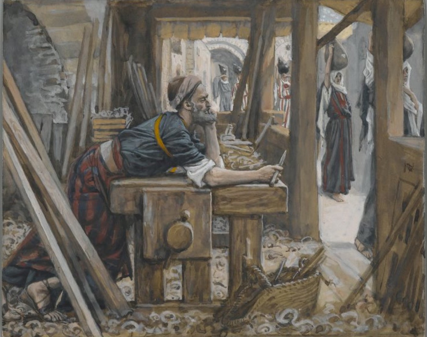 The Anxiety of Saint Joseph (L'anxiété de Saint Joseph), James Tissot