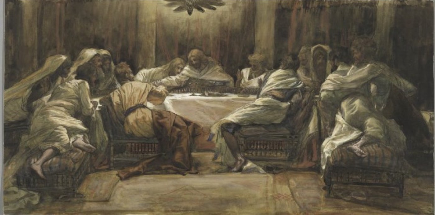 The Last Supper: Judas Dipping his Hand in the Dish (La Céne. Judas met la main dans le plat), James Tissot
