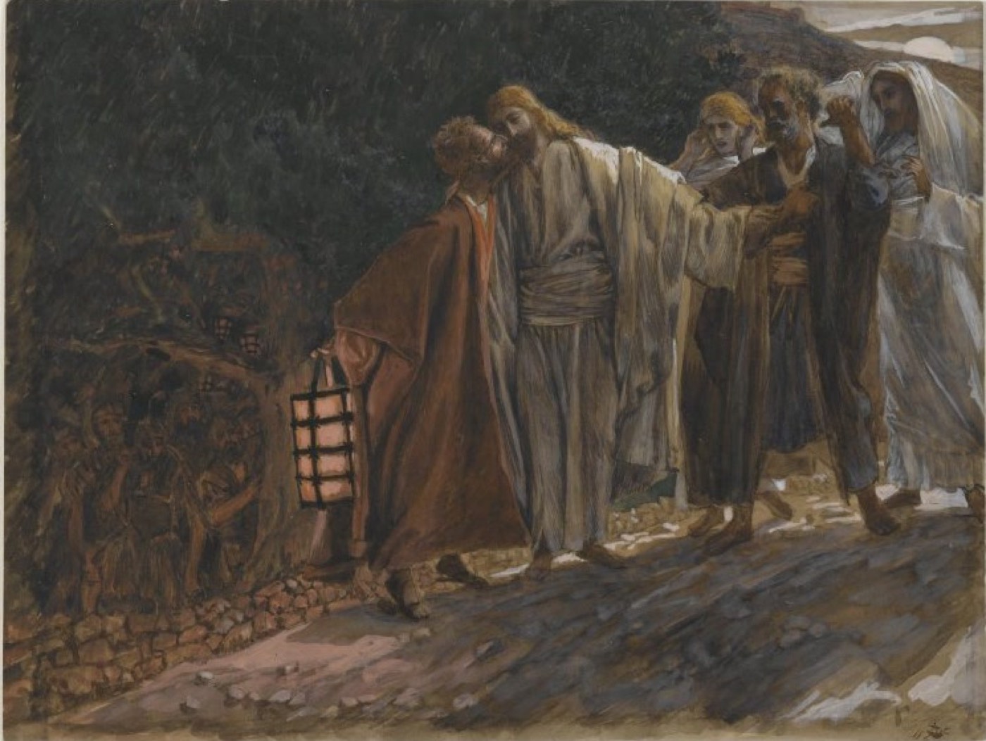 The Kiss of Judas (Le baiser de Judas), James Tissot