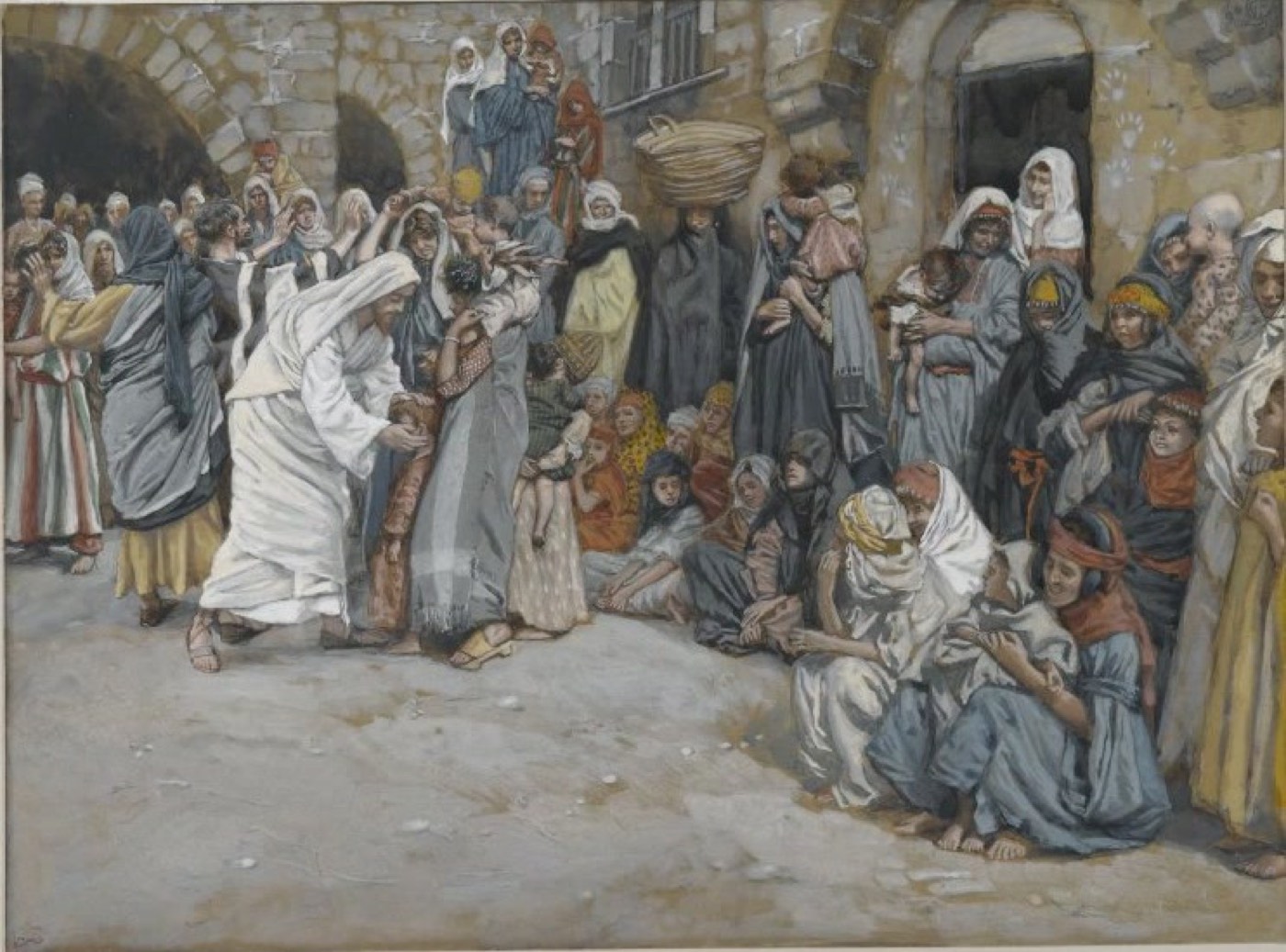 Suffer the Little Children to Come unto Me (Laisser venir à moi les petits enfants), James Tissot
