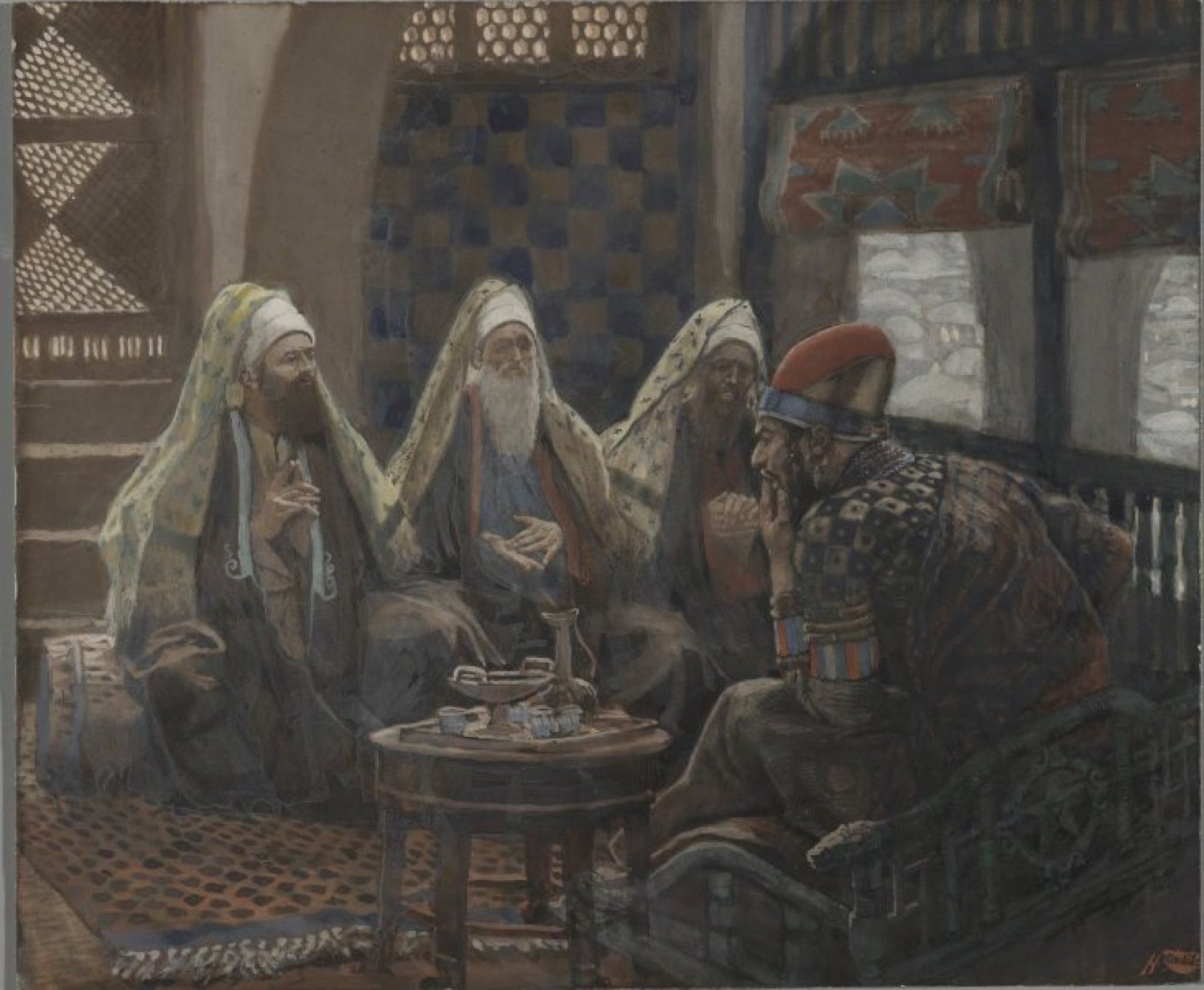 The Magi in the House of Herod (Les rois mages chez Hérode), James Tissot