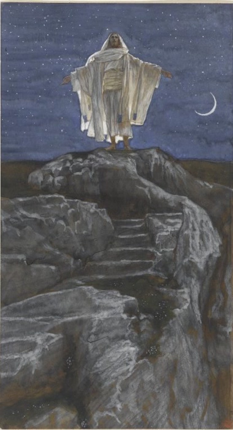 Jesus Goes Up Alone onto a Mountain to Pray (Jésus monte seul sur une montagne pour prier), James Tissot