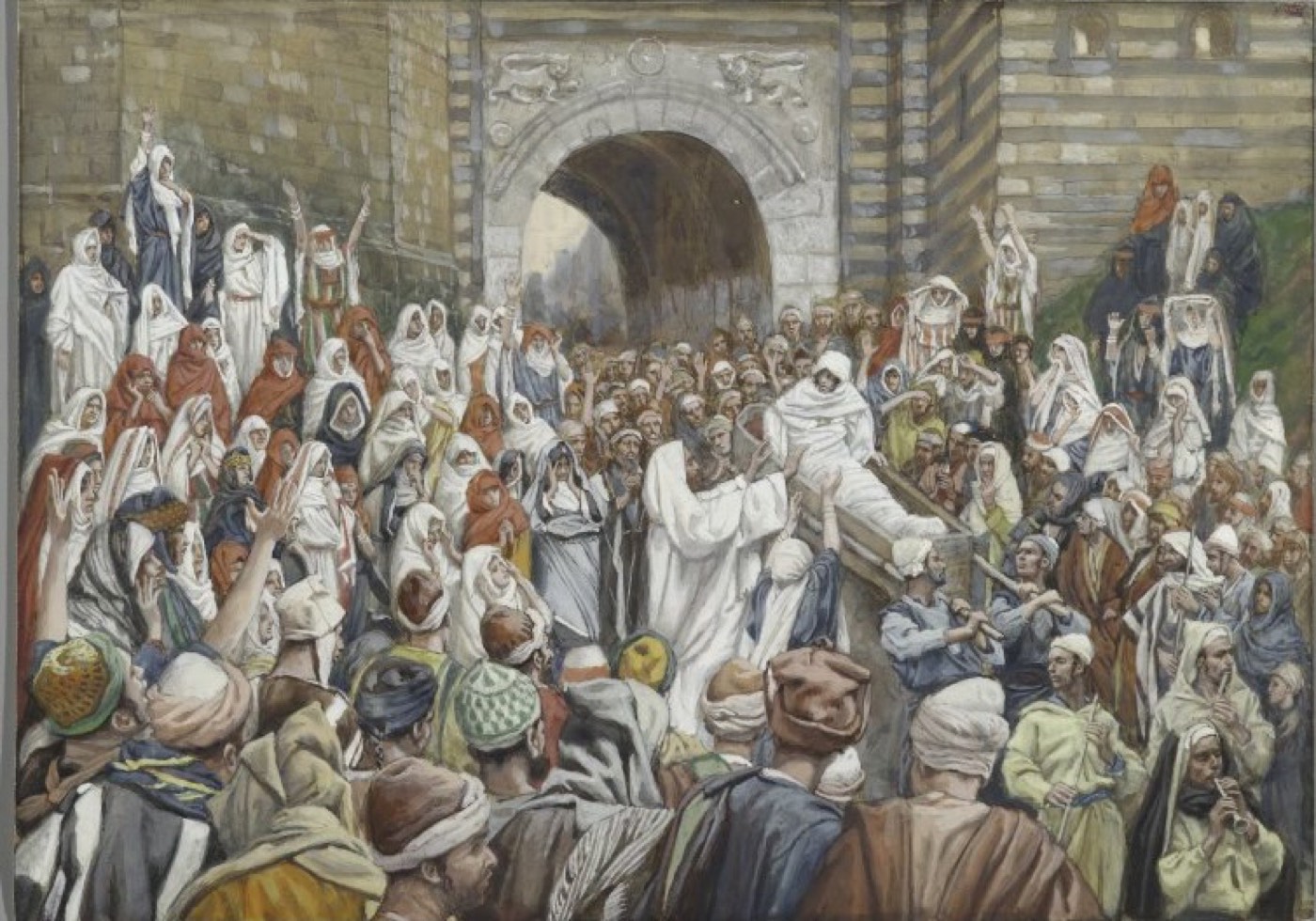 The Resurrection of the Widow's Son at Nain (La résurrection du fils de la veuve de Naïm), James Tissot
